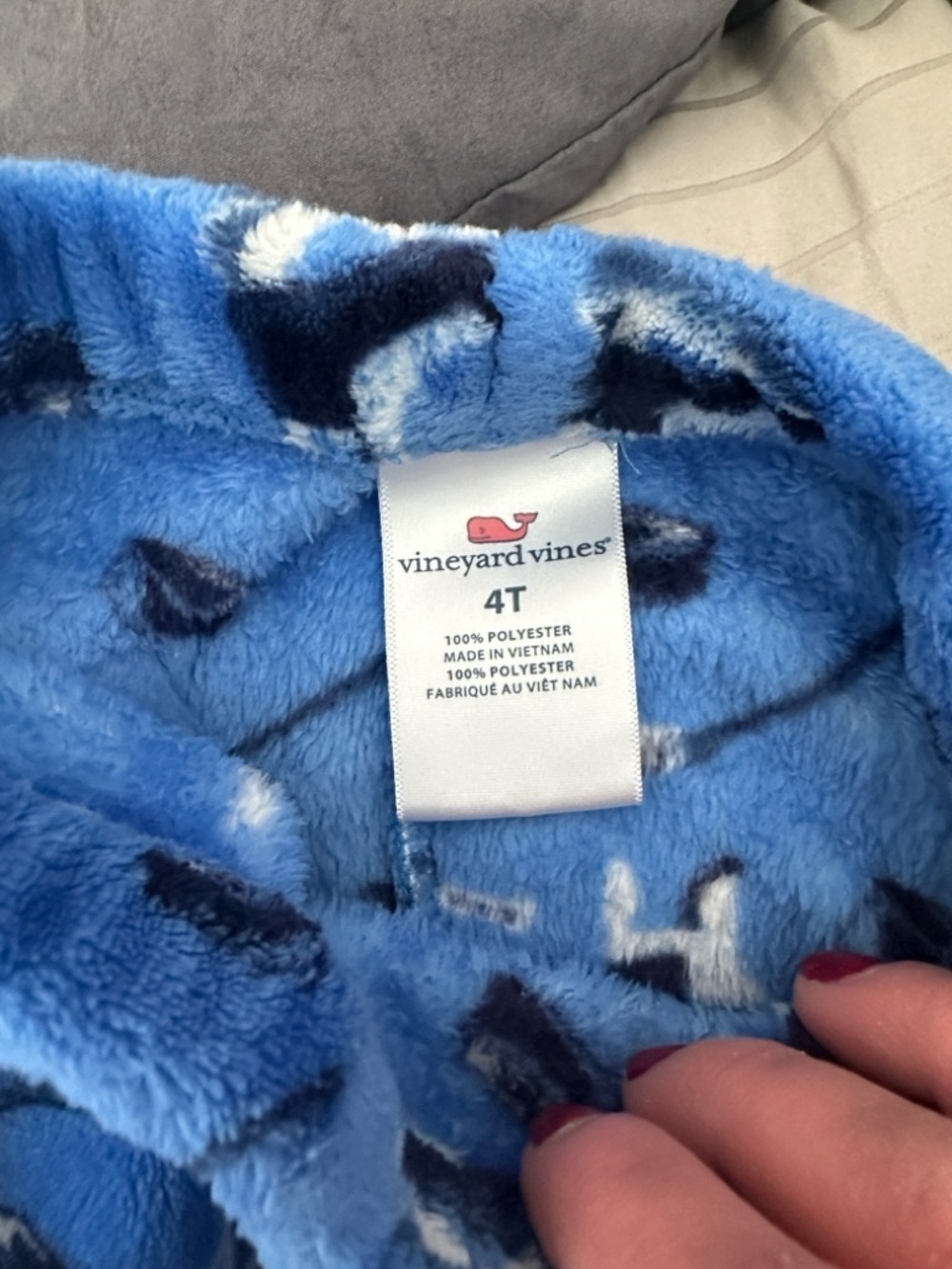 Vineyard Vines Kids Print Fleece Sleep Pants - Picture 4 of 7